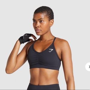 gymshark ruched training bra